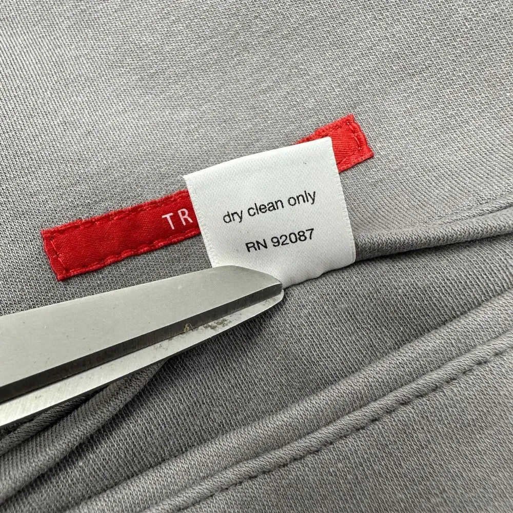 RED SAKS FIFTH AVENUE Mens Gray Sport Coat Blazer‎ Gray Cotton Spandex Small